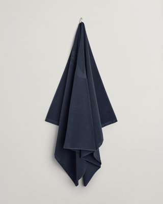 GANT New Haven Logo Beach Towel Navy 100X180