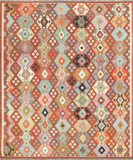 Orientalsk Teppe Vegi Kelim Hand Woven 253 x 295 cm Størrelse: 253 x 295 cm