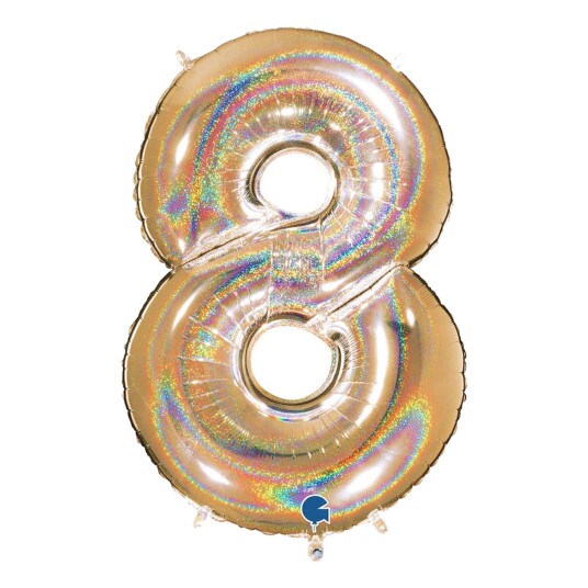 Ballongkungen AB Tallballong Glitter Gull - Tallet 8