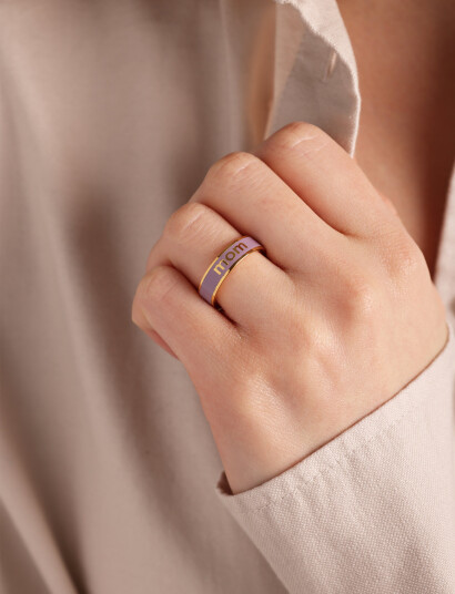 Design Letters Vip Word Candy Ring (Zimula) - Purple - ONE SIZE