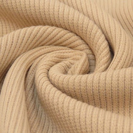 Balsløw Bomullsribb Grov Stoff 552 Beige 50cm