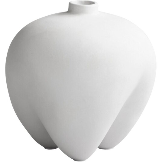 Sumo Vase liten Bone White