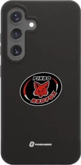 Phonecases3D Samsung Galaxy S25 Pixbo IBK komposterbart deksel, svart