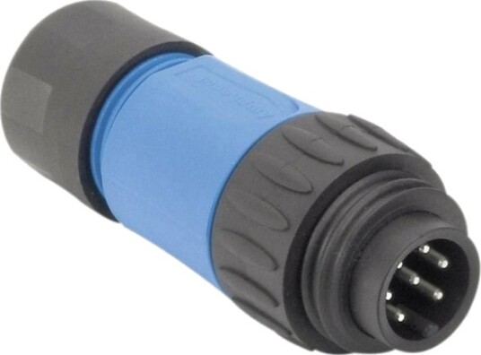 Amphenol C016 20H003 110 Rundstiftkontakt Rett Samlet Polantall 3 + Pe C016 Serie 1 Stk