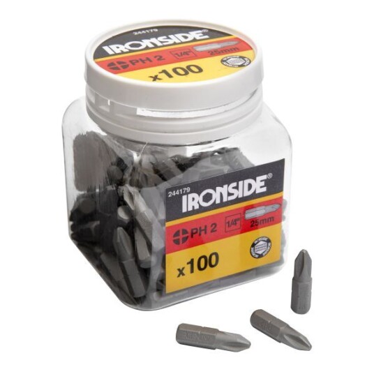 Ironside 201655 Bits torx, 25 mm, 100-pakning TX30