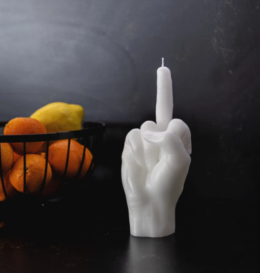 CandleHand Lys F*ck You Hvit CandleHand Lys F*ck You Hvit