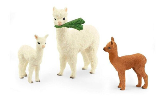 Schleich Alpakkafamilie Plast Figurer Dyr WILD LIFE 3+ år