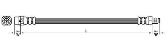 Bremseslange METZGER 4111099