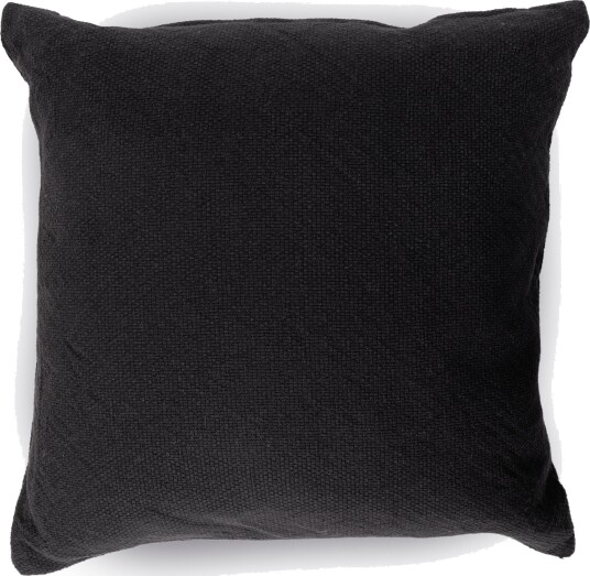 Pyntepute 45x45 cm 100% bomull Sort