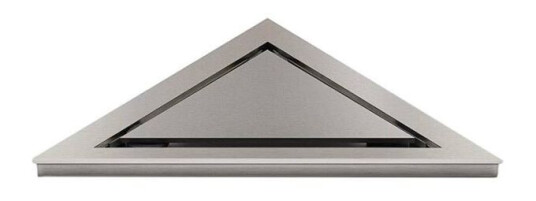 Unidrain HighLine Panel Ramme 200 mm Gulvsluk i Rustfritt Stål 10 mm