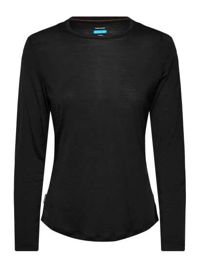 Icebreaker W Mer 125 Cool-Lite Sphere Iii Ls Tee - Black - XL