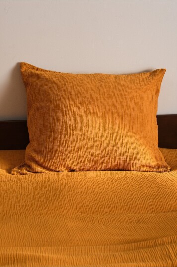 Jotex Putetrekk i Musselin 50x60 Cm Sennepsgul AMILIA 21366490905