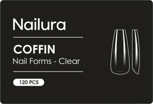 Nailura Nail Tips 120 pieces Coffin Nailura Nail Tips 120 pieces Coffin