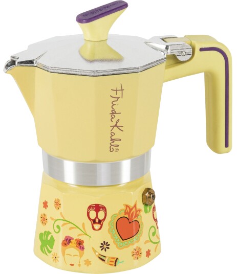 Pedrini 2 Koppers Frida Kahlo Espressokanne ??? Gul