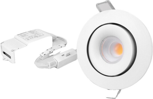 Malmbergs MD-95 CCT Downlight Hvit 7W 2700/3000/4000K IP44
