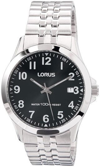 Lorus Herreklokke RS971CX9 Classic Sort/Stål Ø37 mm Lorus Herreklokke RS971CX9 Classic Sort/Stål Ø37 mm