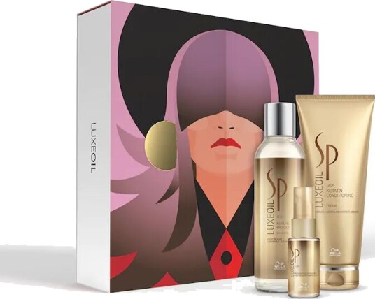 Wella Professionals SP LuxeOil Gift Box 2 x 200 ml + 30 ml Gaveeske