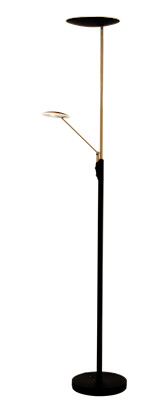 Aneta Lighting Cadiz Uplight IP20 Svart/Matt Messing 1638754-02-0 1592862-01-0 Aneta Lighting Cadiz Uplight IP20 Svart/Matt Messing 1638754-02-0 1592862-01-0