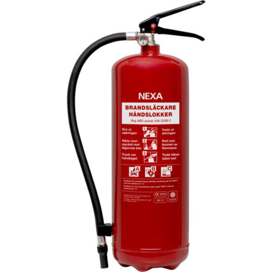 Nexa Brannslukker 6kg Pulver Nexa Brannslukker 6kg Pulver