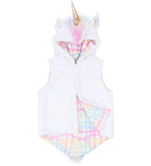 Great Pretenders Kostymer Unicorn Vest 3 4 år 98 104 Kostymer Hvit