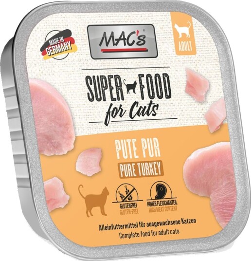 Mac'S Skål Ren Kalkun 64 X 100 G Mac'S Skål Ren Kalkun 64 X 100 G