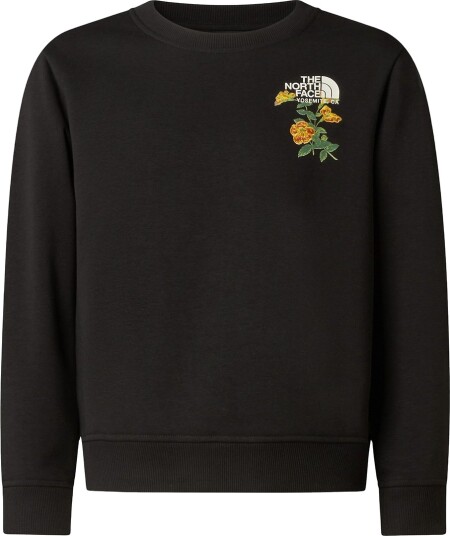 The North Face Collegegenser   Flora Crew   TNF Black   The North Face   18 20 år   Collegegenser   Svart