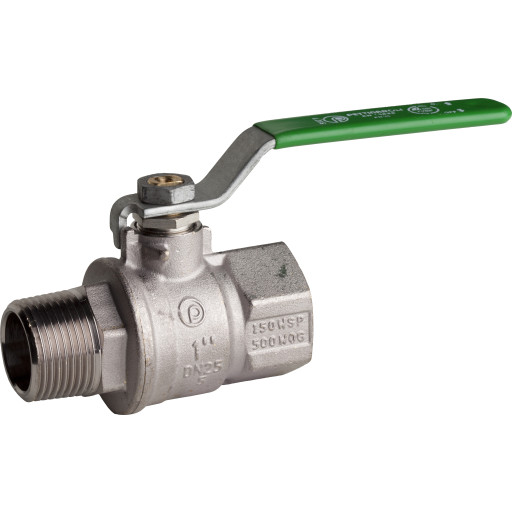 Pettinaroli 1 1/2" Kuleventil med Stålgrep for Hydraulikk og Full Gjennomstrømning