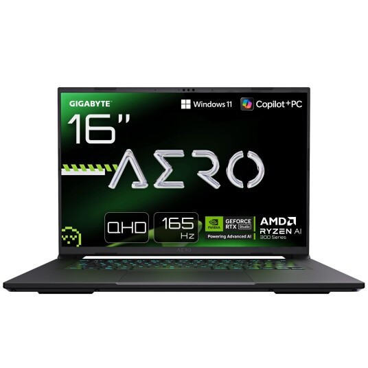 Gigabyte Aero X16 AI Gaming Laptop 40.6 cm 16 Zoll Gigabyte Aero X16 AI Gaming Laptop 40.6 cm 16 Zoll