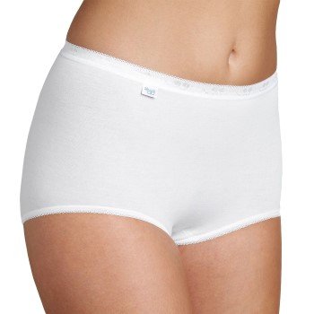 Sloggi Truserødam Basic Maxi Hvit bomull 48 Dame