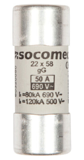 EFA Sikring 50A gG 690V 22x58mm - 112510 EFA Sikring 50A gG 690V 22x58mm - 112510