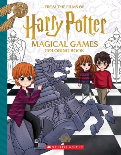 Magical Games Colouring Book Av Cala Spinner