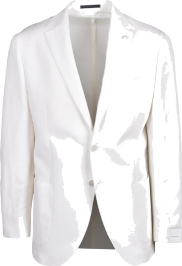 Luigi Bianchi Mantova Herre Jakker Hvit 2XL, Luigi Bianchi Mantova Herre Jakker Hvit 2XL,