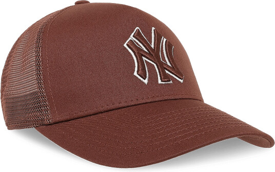 New Era Outline Ef Trucker Neyyan   Brown   ONE SIZE