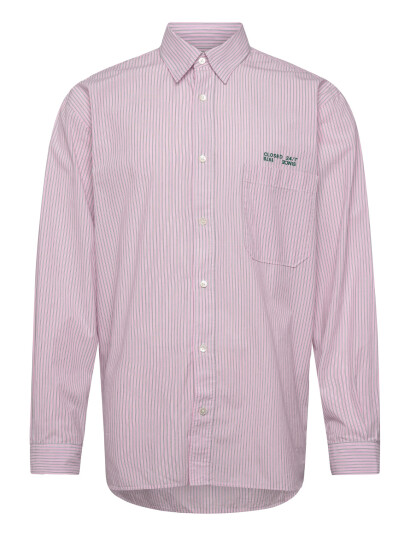 Closed Formal Army Shirt Shirts & Blouses Pink Hydrangea Pink XL
