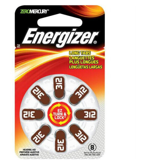 Energizer Batteri Ultra 312 Batterier til høreapparat