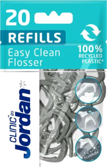 Jordan clinic easy clean floss refill 20 stk