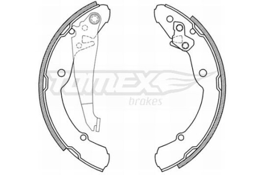 Bremsesko sett TOMEX Brakes TX 21 04