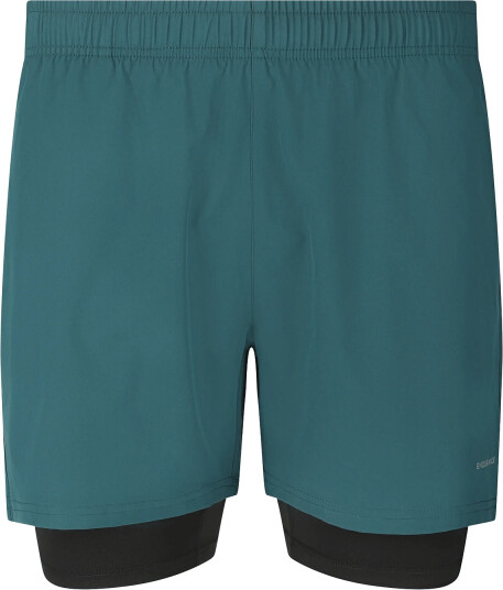 Endurance Kros M 2 In 1 Shorts Green S
