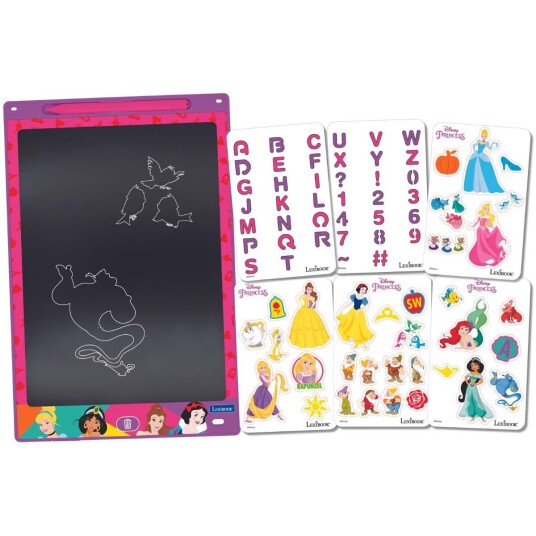 Lexibook Disney Princess Tegnebrett med Sjablongmaler Lexibook Disney Princess Tegnebrett med Sjablongmaler