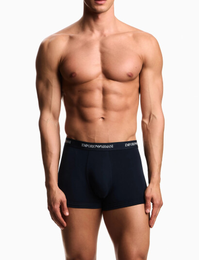 Emporio Armani 3 Pack Bottom - Navy - S Emporio Armani 3 Pack Bottom - Navy - S