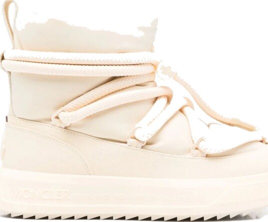Moncler, Dame, Sko, Beige, 37 1/2 EU,