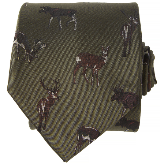 Chevalier Dixter Silk Tie Rifle Green Deer Rifle Green Deer one_size Chevalier Dixter Silk Tie Rifle Green Deer Rifle Green Deer one_size