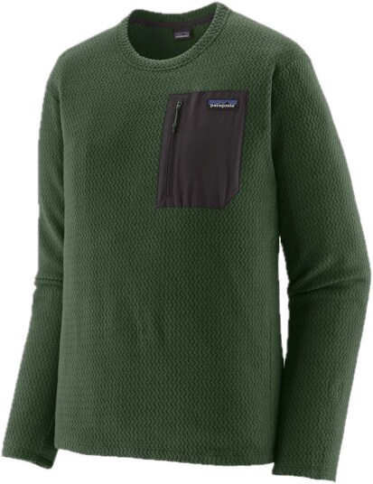 Patagonia M"s R1 Air Crew Treeline Green XL