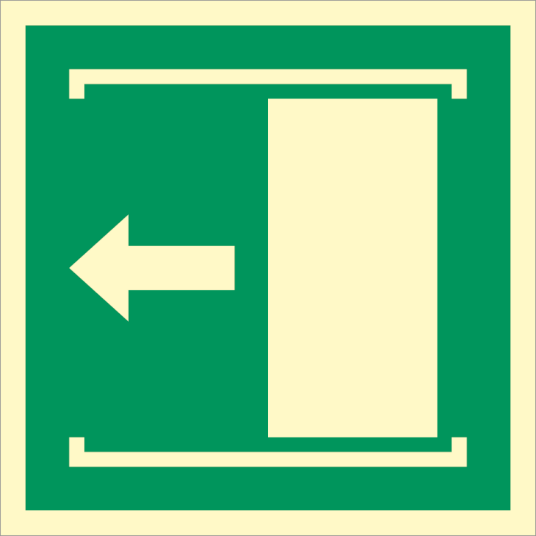 Jo Safety Door slides left to open Etterlysende plast HI150 150 x 150 mm