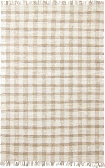 Bomullsteppe Noomi beige Størrelse: 140 x 200 cm