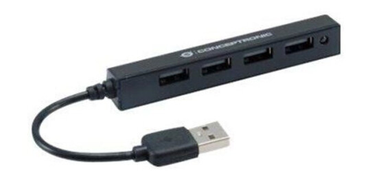Conceptronics HUBBIES HUBBIES05B USB-hub - 4 porter - Svart