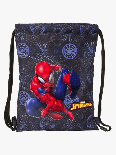 Marvel Spider Man Treningsbag Attack Svart/blå Marvel Spider Man Treningsbag Attack Svart/blå