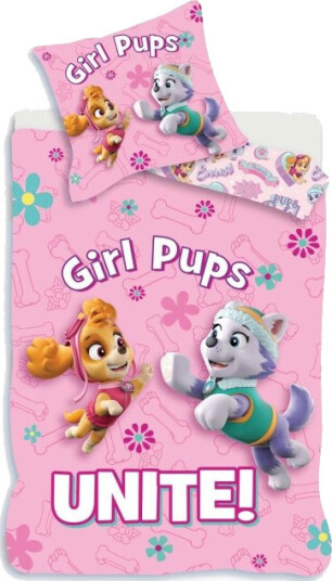 Paw Patrol Sengetøy Juniorstørrelse 100x140 cm Jentevalper Paw Patrol Sengetøy Juniorstørrelse 100x140 cm Jentevalper