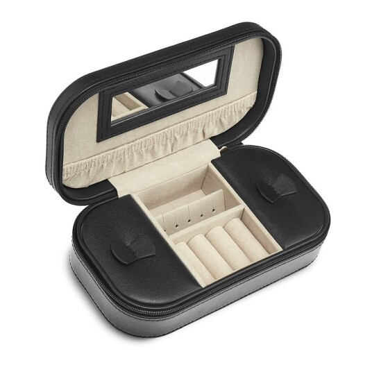 Gillian Jones Jewelry Box Travel Black Gillian Jones Jewelry Box Travel Black
