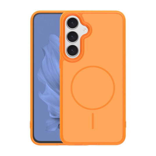 TFO Frame Thin Mag Deksel for Samsung Galaxy S25 Oransje